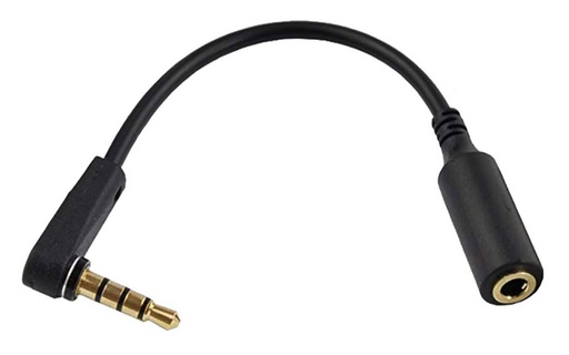 [222-0015] CABLE, EXTENSION, RIGHT-ANGLE, 3.5MM AUDIO