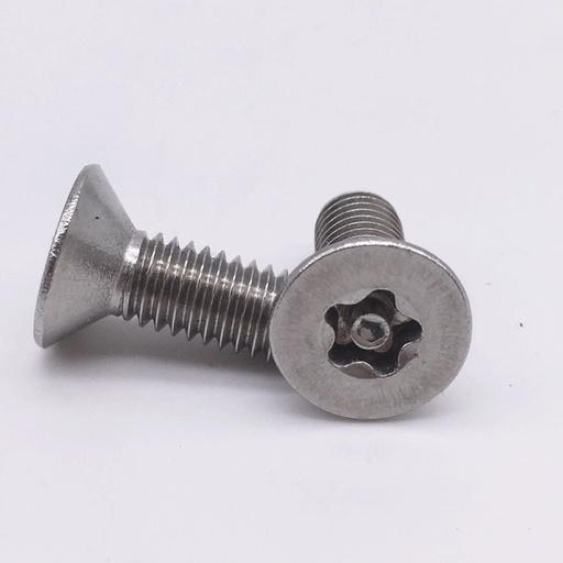 [727-0008-001] Screw, Security, M3x6, FHCS, Stainless Steel